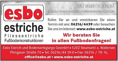 ESBO-Estrich und Bodenverlegungs­gesellschaft m.b.H.