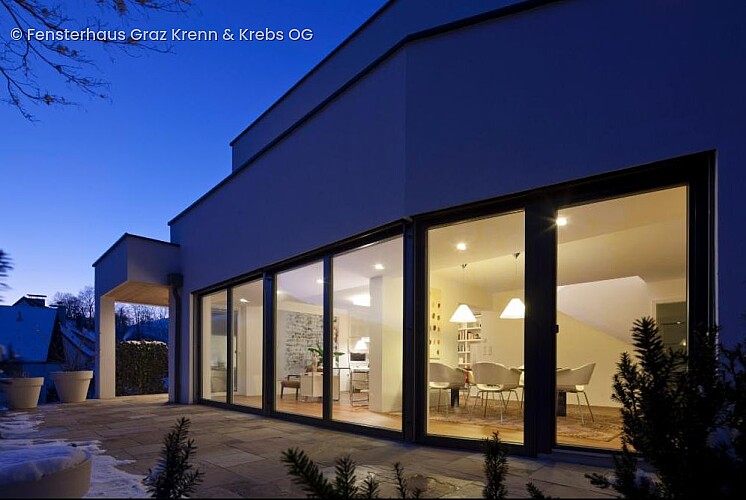 Fensterhaus Graz Krenn & Krebs OG, Fenster, Türen, Sonnenschutz, Holz-Alu, Holz, Kunststoff und Ganzglaslösungen, 8053, Graz
