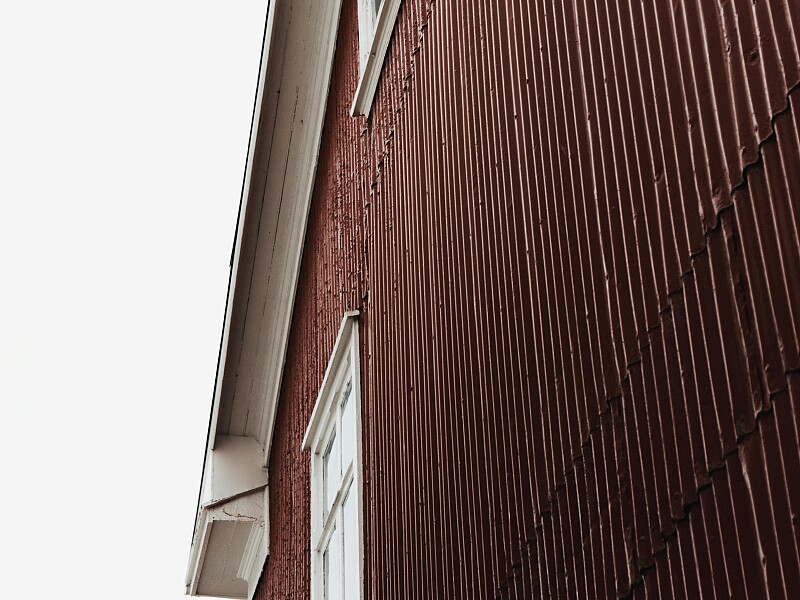 Blechfassade - Hinterlüftete Fassade beim Hausbau
