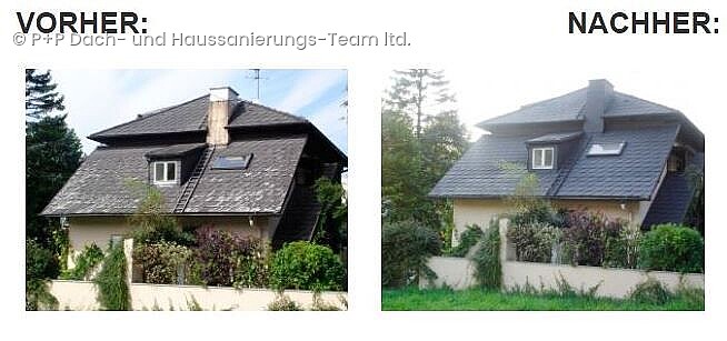 P+P Dach- und Haussanierungs-Team ltd., Dachsanierung, Haussanierung, Dachdeckerei, Dachreinigung, Dachbeschichtung, 4020, Linz